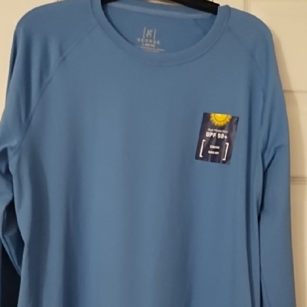 George Men's Long Sleeve Tee - Blue